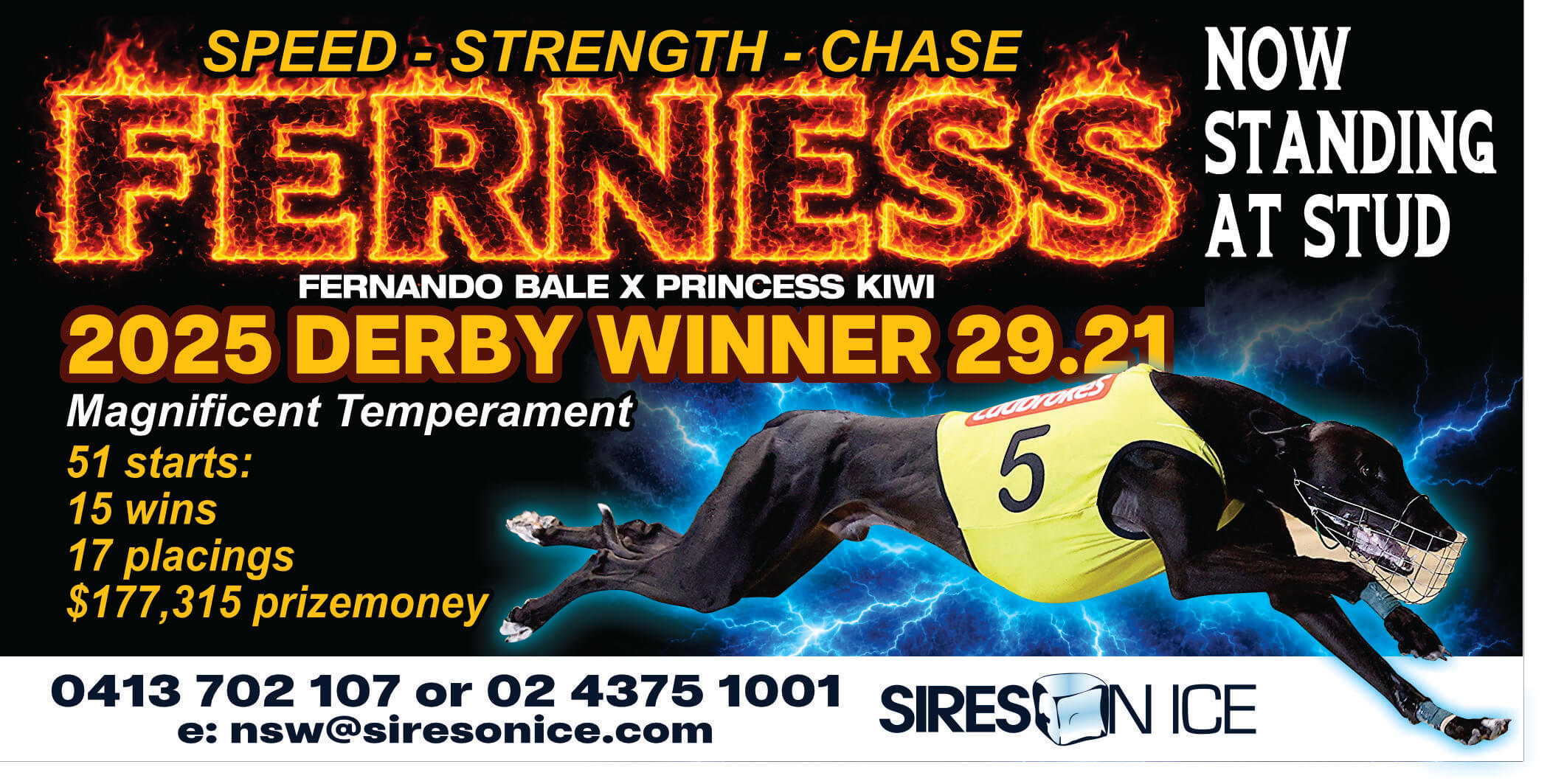 Ferness Logo MG greyhound Sponsor